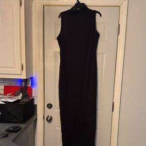 SKIMS Black Maxi Dress